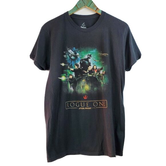 Disneyland Resort By Hanes Other - Disneyland Resort By Hanes Men's Black Rouge One Star Wars Graphic T-Shirt Sz M